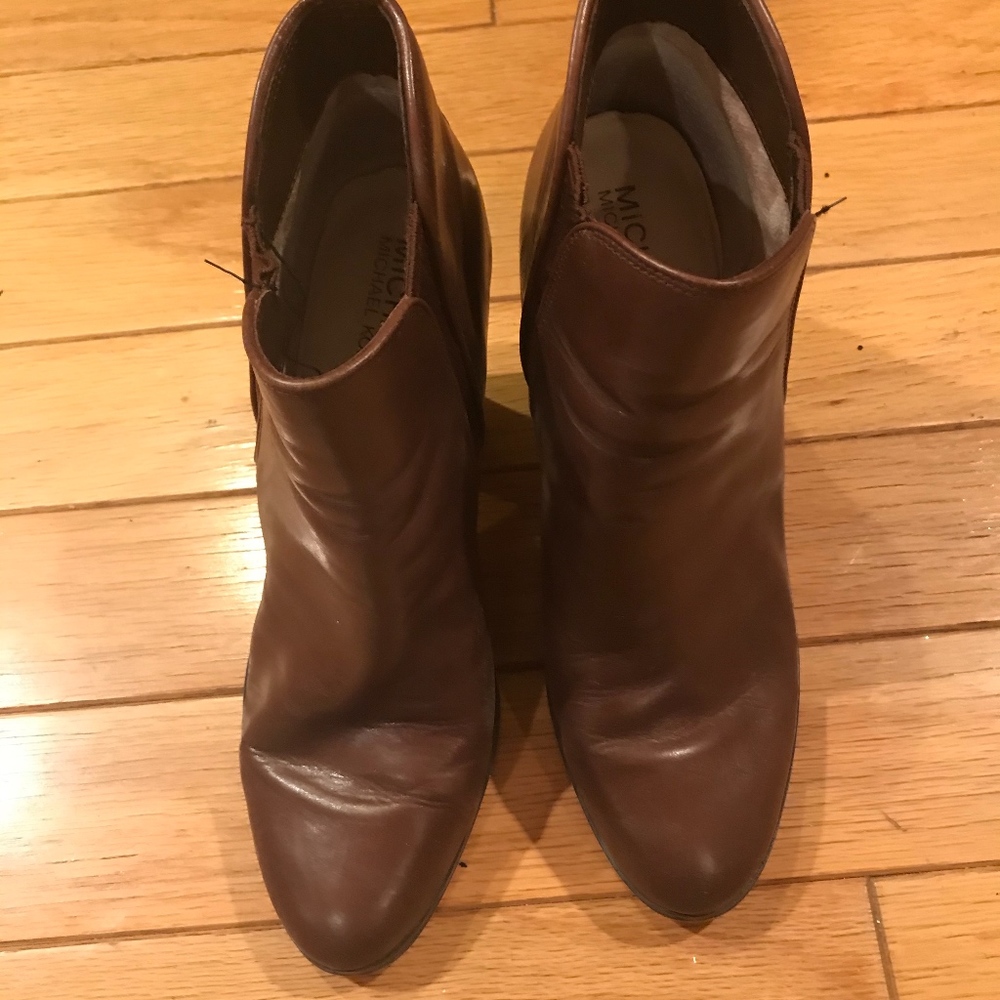 Michael Khor's Brown Leather Boots US 8
